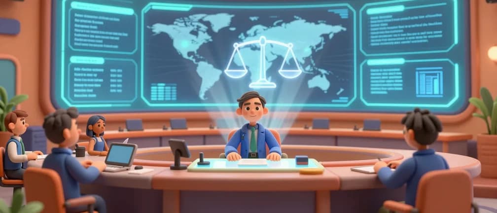 AI Policy Lab game art